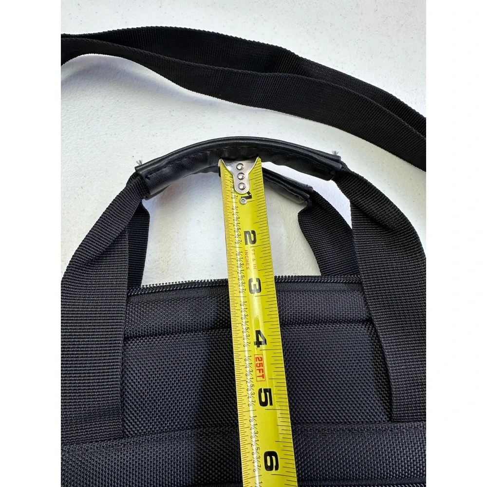 Samsonite Briefcase Shoulder Bag 2way Nylon Black Crossbody Laptop Computer